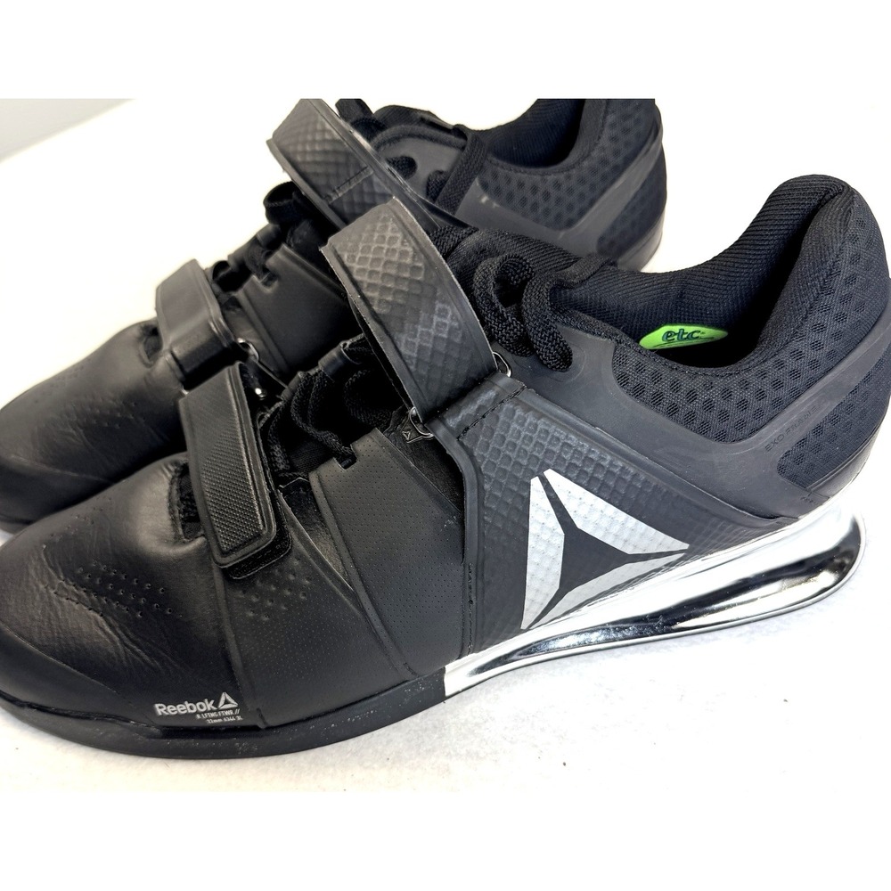 Reebok Legacy Lifter Weightlifting Shoes Men's 13 Black Silver